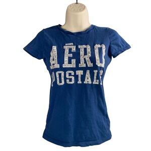 Aeropostale Y2k Baby Tee Womens‎ Small Preppy Spellout 90s 2010s